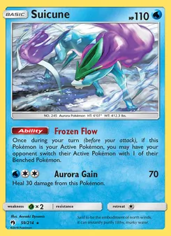 Suicune (Lost Thunder 59)