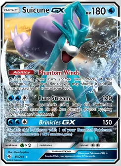 Suicune-GX (Lost Thunder 60)