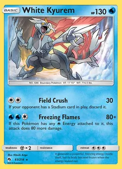 White Kyurem (Lost Thunder 63)