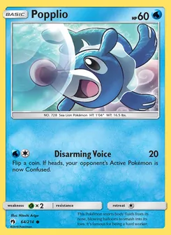 Popplio (Lost Thunder 64)