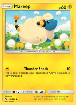 Mareep (Lost Thunder 76)