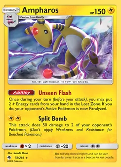 Ampharos (Lost Thunder 78)