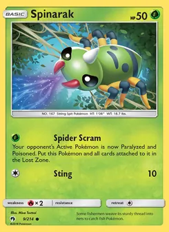 Spinarak (Lost Thunder 9)