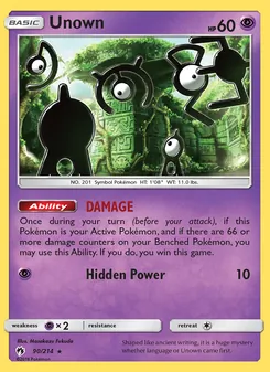 Unown (Lost Thunder 90)