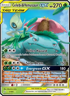 Celebi & Venusaur-GX (Team Up 1)