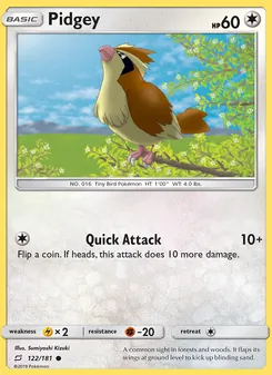Pidgey (Team Up 122)