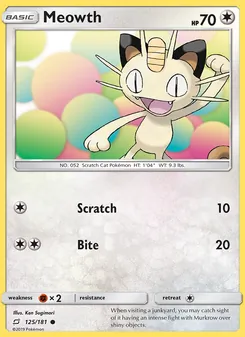 Meowth (Team Up 125)