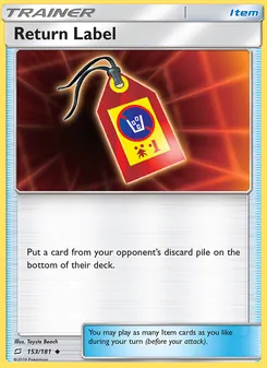 Return Label (Team Up 153)