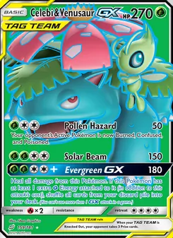 Celebi & Venusaur-GX (Team Up 159)