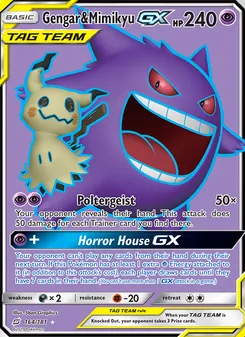 Gengar & Mimikyu-GX (Team Up 164)