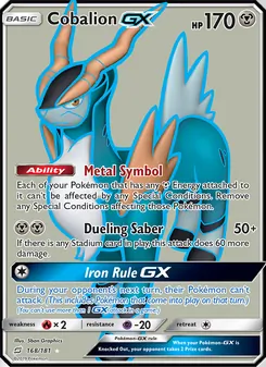 Cobalion-GX (Team Up 168)