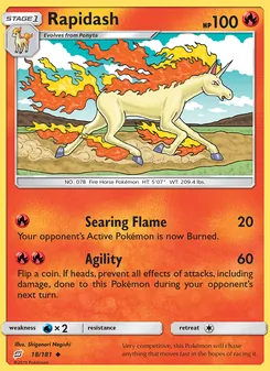 Rapidash (Team Up 18)