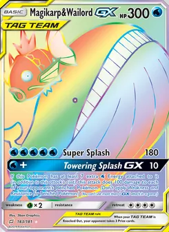 Magikarp & Wailord-GX (Team Up 183)