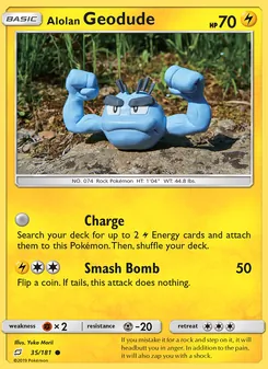 Alolan Geodude (Team Up 35)