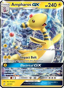 Ampharos-GX (Team Up 43)