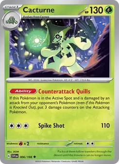 Cacturne (Scarlet & Violet 6)