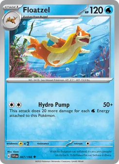 Floatzel (Scarlet & Violet 47)