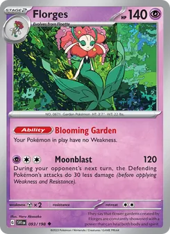 Florges (Scarlet & Violet 93)