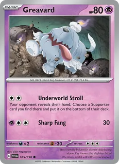 Greavard (Scarlet & Violet 105)