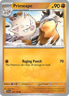 Primeape (Scarlet & Violet 108)