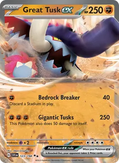 Great Tusk ex (Scarlet & Violet 123)