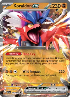 Koraidon ex (Scarlet & Violet 125)