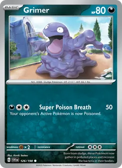 Grimer (Scarlet & Violet 126)