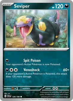 Seviper (Scarlet & Violet 128)