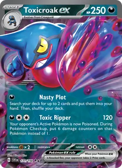 Toxicroak ex (Scarlet & Violet 131)