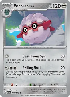 Forretress (Scarlet & Violet 139)