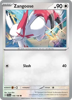 Zangoose (Scarlet & Violet 146)