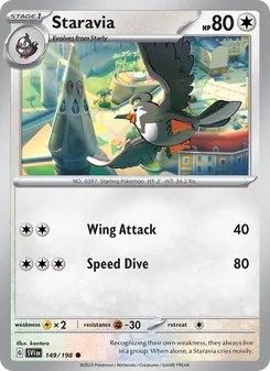 Staravia (Scarlet & Violet 149)