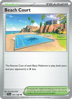Beach Court (Scarlet & Violet 167)