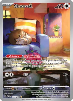 Skwovet (Scarlet & Violet 222)