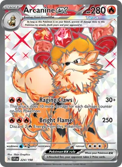 Arcanine ex (Scarlet & Violet 224)