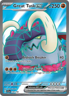 Great Tusk ex (Scarlet & Violet 230)