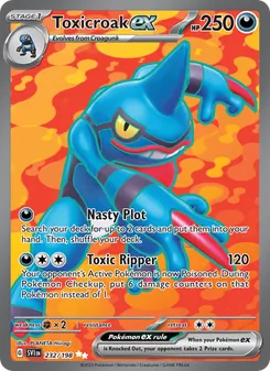 Toxicroak ex (Scarlet & Violet 232)