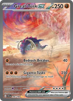 Great Tusk ex (Scarlet & Violet 246)