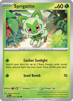 Sprigatito (Paldea Evolved 12)