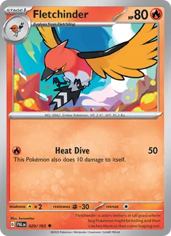 Fletchinder (Paldea Evolved 29)