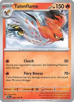 Talonflame (Paldea Evolved 30)