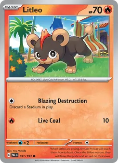 Litleo (Paldea Evolved 31)