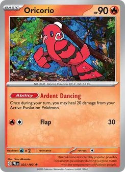 Oricorio (Paldea Evolved 33)
