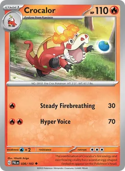 Crocalor (Paldea Evolved 36)
