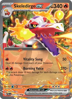 Skeledirge ex (Paldea Evolved 37)