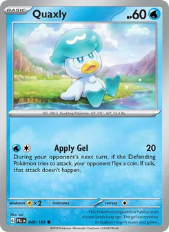 Quaxly (Paldea Evolved 49)