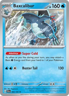 Baxcalibur (Paldea Evolved 60)