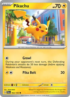 Pikachu (Paldea Evolved 62)
