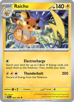 Raichu (Paldea Evolved 64)
