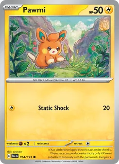Pawmi (Paldea Evolved 74)